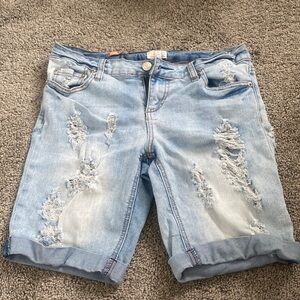 Elite Jeans Denim Shorts Size 5/6 Waist 30 Bermuda length